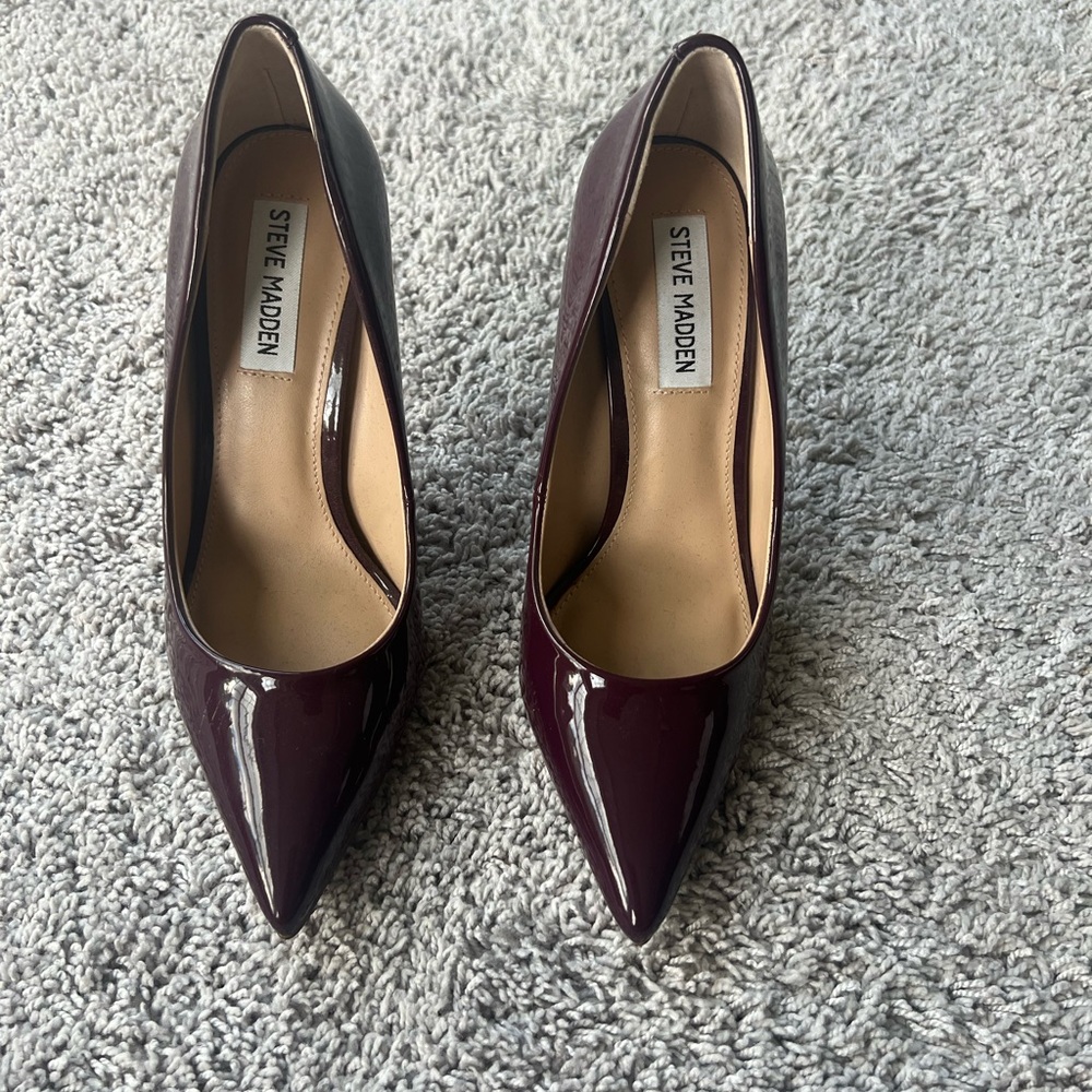 Steve Madden Burgundy Heels